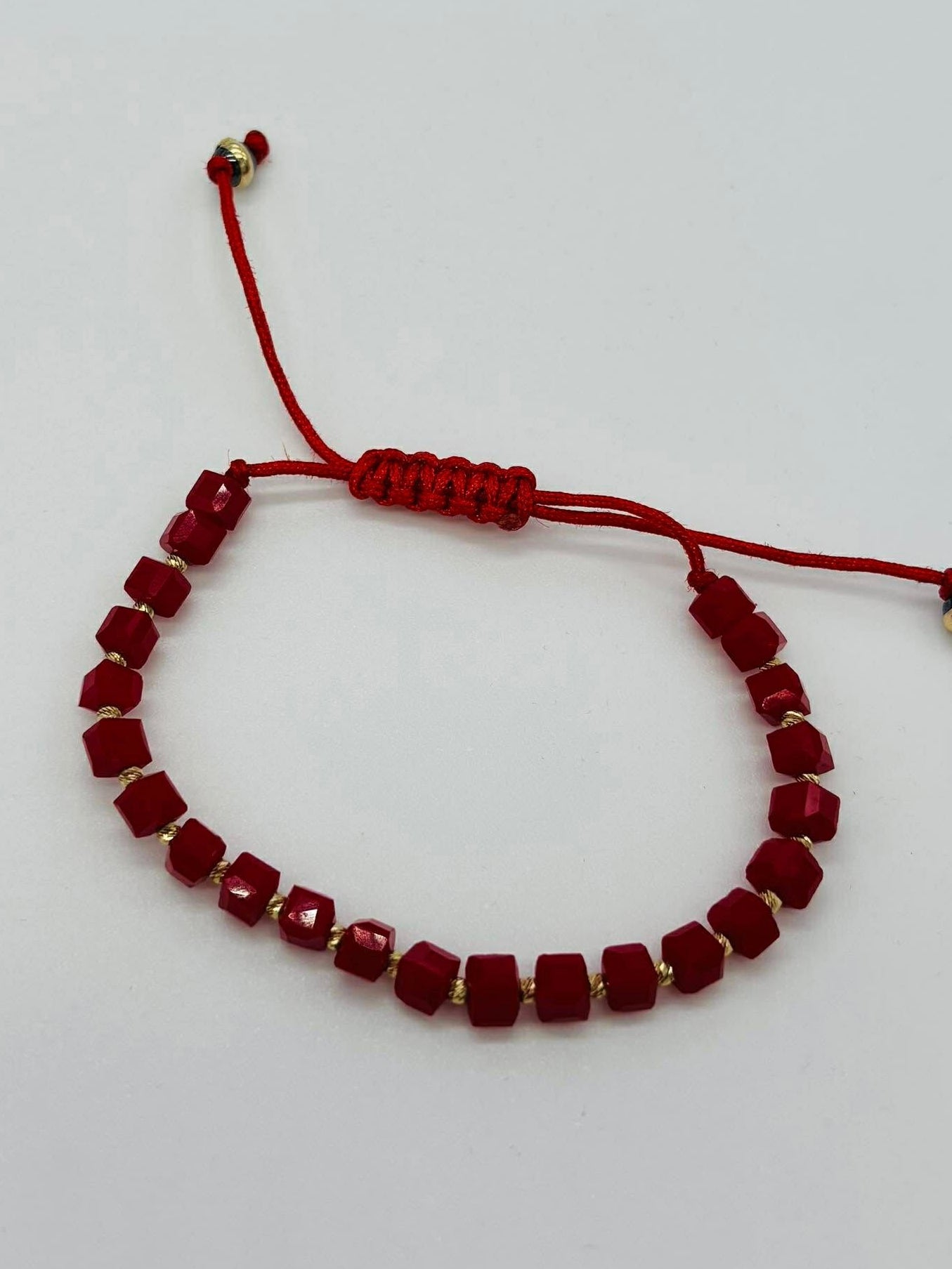 Red Handmade Unisex Bracelet