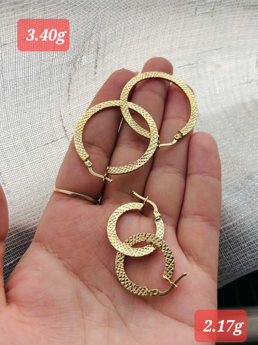 Roundy Hoops Earings