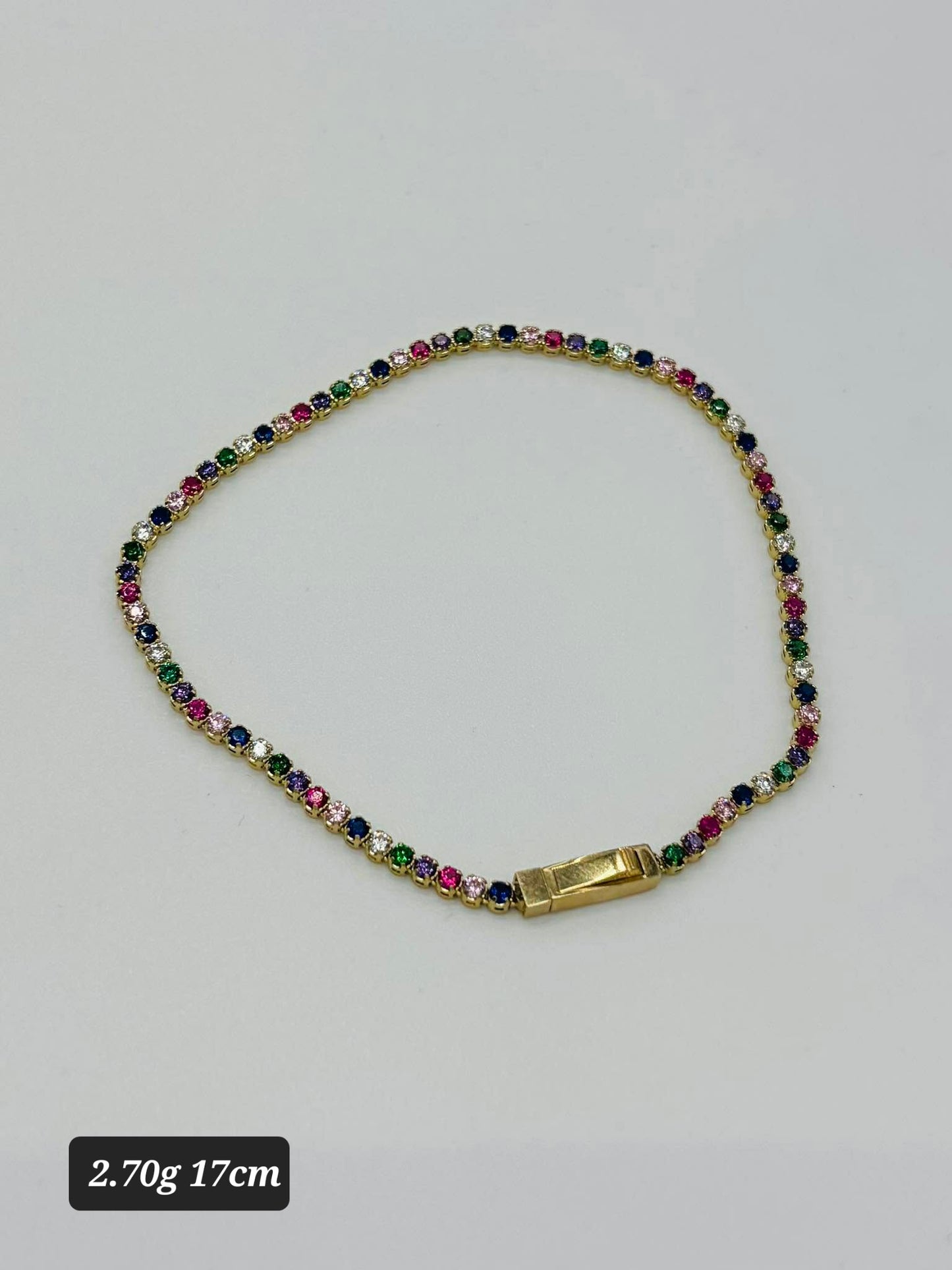 MultiColorTenis Bracelet
