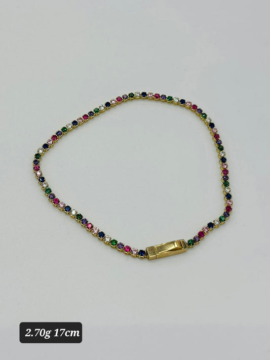 MultiColorTenis Bracelet
