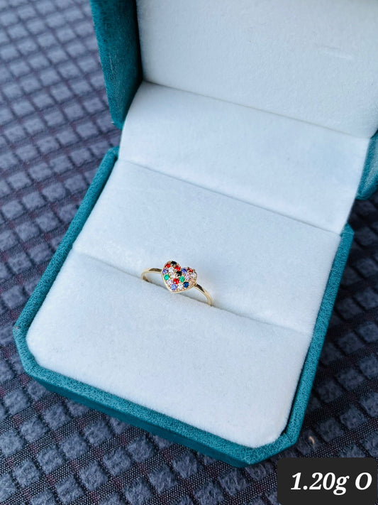 HeartyColorGlam Ring